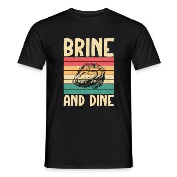 Oyster Gifts - Männer T-Shirt - Schwarz - Vorne - AI Model Male 178 light (178cm)