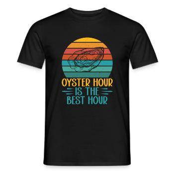 Oyster Gifts - Männer T-Shirt - Schwarz - Vorne - AI Model Male 178 light (178cm)