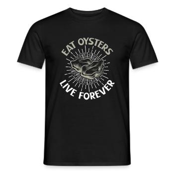 Oyster Gifts - Männer T-Shirt - Schwarz - Vorne - AI Model Male 178 light (178cm)