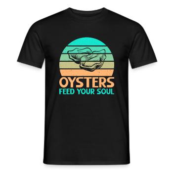 Oyster Gifts - Männer T-Shirt - Schwarz - Vorne - AI Model Male 178 light (178cm)