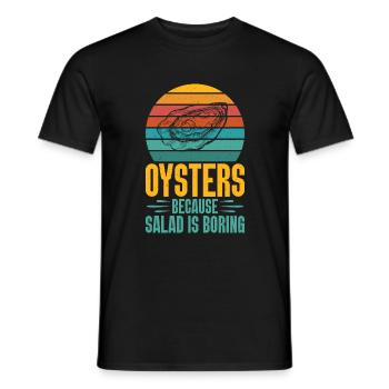 Oyster Gifts - Männer T-Shirt - Schwarz - Vorne - AI Model Male 178 light (178cm)