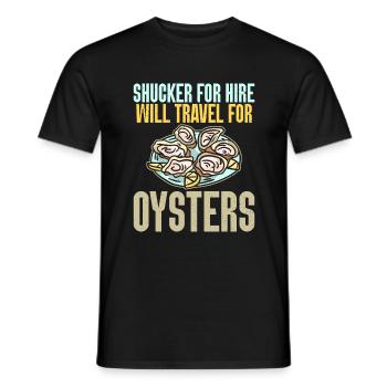 Oyster Gifts - Männer T-Shirt - Schwarz - Vorne - AI Model Male 178 light (178cm)