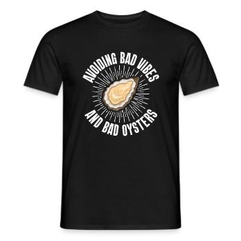 Oyster Gifts - Männer T-Shirt - Schwarz - Vorne - AI Model Male 178 light (178cm)