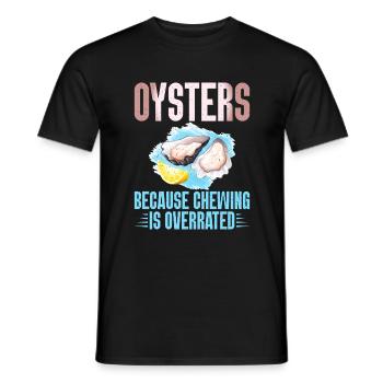 Oyster Gifts - Männer T-Shirt - Schwarz - Vorne - AI Model Male 178 light (178cm)