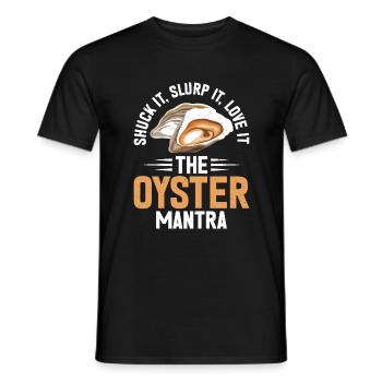 Oyster Gifts - Männer T-Shirt - Schwarz - Vorne - AI Model Male 178 light (178cm)