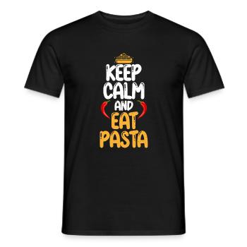 Pasta Lover Gifts - Men's T-Shirt - black - Front - AI Model Male 178 light (178cm)