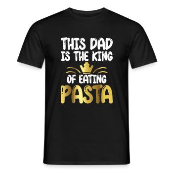 Pasta Lover Gifts - Men's T-Shirt - black - Front - AI Model Male 178 light (178cm)