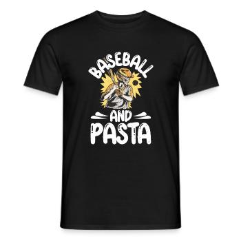 Pasta Lover Gifts - Men's T-Shirt - black - Front - AI Model Male 178 light (178cm)