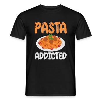 Pasta Lover Gifts - Männer T-Shirt - Schwarz - Vorne - AI Model Male 178 light (178cm)