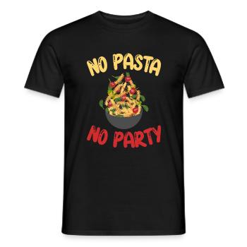 Pasta Lover Gifts - Men's T-Shirt - black - Front - AI Model Male 178 light (178cm)