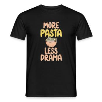 Cadeaux pour les amateurs de pâtes - T-shirt homme - noir - Devant - AI Model Male 178 light (178cm)