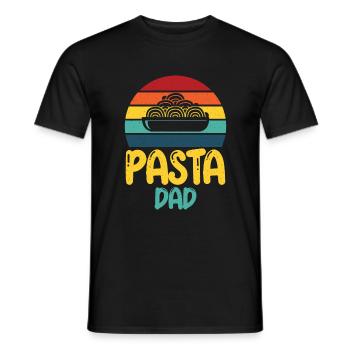 Cadeaux pour les amateurs de pâtes - T-shirt homme - noir - Devant - AI Model Male 178 light (178cm)