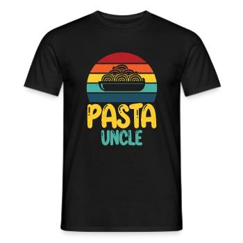 Pasta Lover Gifts - Men's T-Shirt - black - Front - AI Model Male 178 light (178cm)