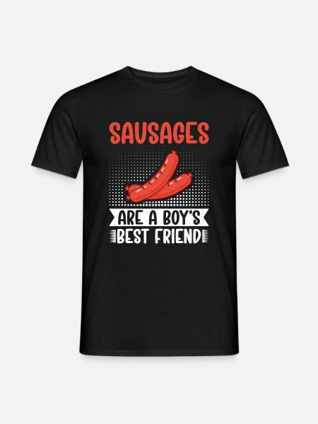 Sausage Lover - Men's T-Shirt - black