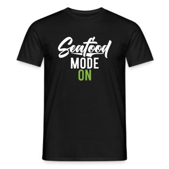 Seafood Lover Gift - Men's T-Shirt - black - Front - AI Model Male 178 light (178cm)