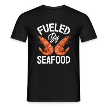 Cadeau pour les amateurs de fruits de mer - T-shirt homme - noir - Devant - AI Model Male 178 light (178cm)
