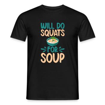 Soup Lovers Gifts - Men's T-Shirt - black - Front - AI Model Male 178 light (178cm)