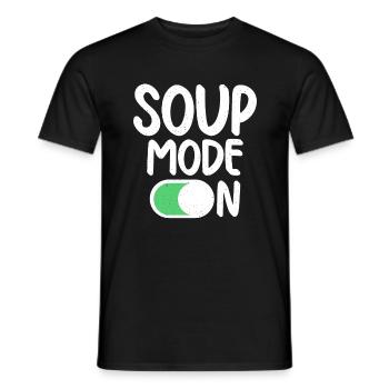 Cadeaux pour les amateurs de soupe - T-shirt homme - noir - Devant - AI Model Male 178 light (178cm)