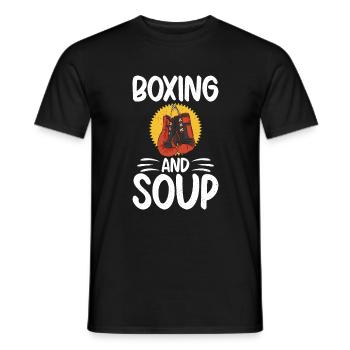 Cadeaux pour les amateurs de soupe - T-shirt homme - noir - Devant - AI Model Male 178 light (178cm)