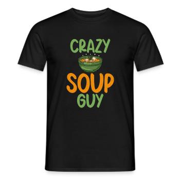Soup Lovers Gifts - Men's T-Shirt - black - Front - AI Model Male 178 light (178cm)