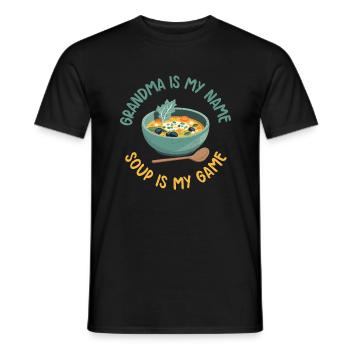 Soup Lovers Gifts - Men's T-Shirt - black - Front - AI Model Male 178 light (178cm)