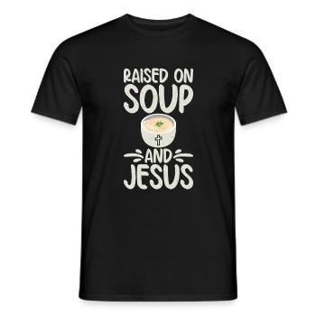 Soup Lovers Gifts - Männer T-Shirt - Schwarz - Vorne - AI Model Male 178 light (178cm)