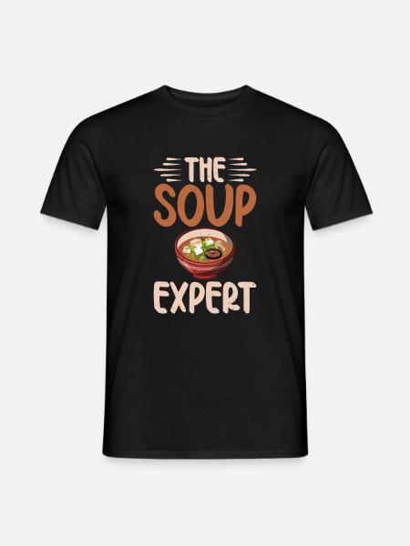 Soup Lovers Gifts - Men's T-Shirt - black