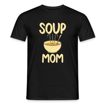 Soup Lovers Gifts - Men's T-Shirt - black - Front - AI Model Male 178 light (178cm)