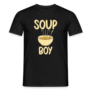 Soup Lovers Gifts - Männer T-Shirt - Schwarz - Vorne - AI Model Male 178 light (178cm)