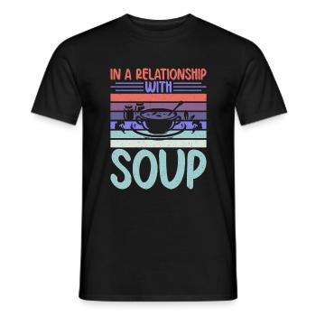 Soup Lovers Gifts - Men's T-Shirt - black - Front - AI Model Male 178 light (178cm)