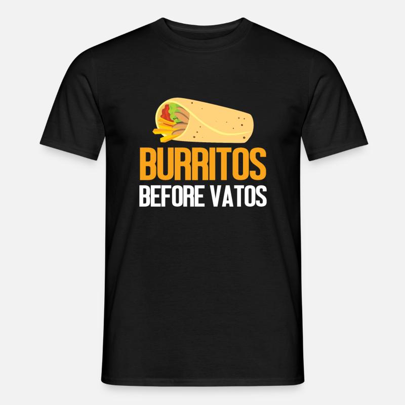 Burrito Gift - Männer T-Shirt - Schwarz