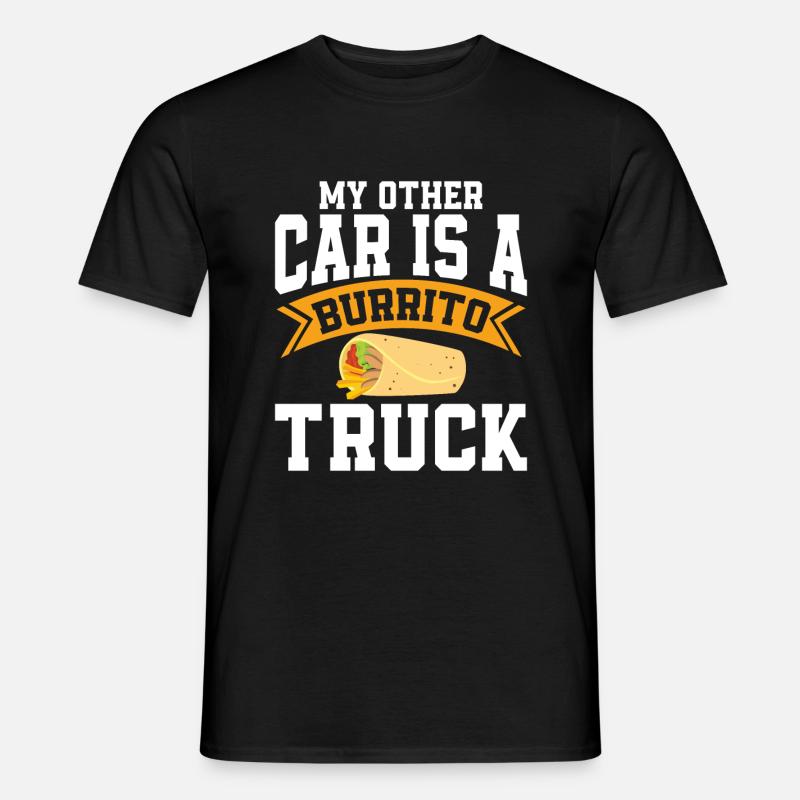Burrito Gift - Männer T-Shirt - Schwarz