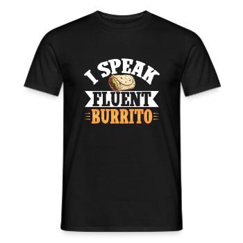 Burrito Gift - Männer T-Shirt - Schwarz - Vorne - AI Model Male 178 light (178cm)