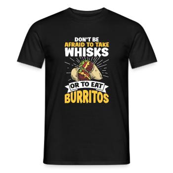 Burrito Gift - Männer T-Shirt - Schwarz - Vorne - AI Model Male 178 light (178cm)