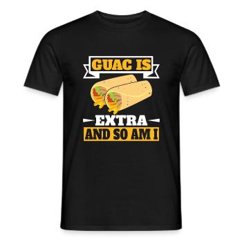 Burrito Gift - Männer T-Shirt - Schwarz - Vorne - AI Model Male 178 light (178cm)