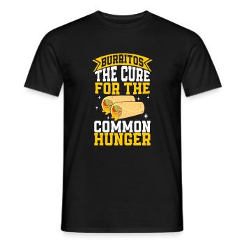 Burrito Gift - Männer T-Shirt - Schwarz - Vorne - AI Model Male 178 light (178cm)