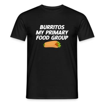 Burrito Gift - Männer T-Shirt - Schwarz - Vorne - AI Model Male 178 light (178cm)