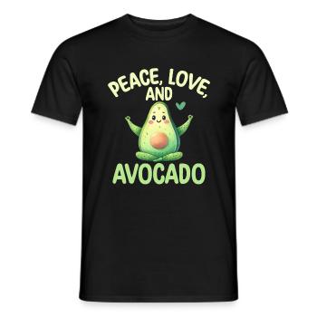 Avocado Gifts - Men's T-Shirt - black - Front - AI Model Male 178 light (178cm)