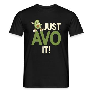 Avocado Gifts - Männer T-Shirt - Schwarz - Vorne - AI Model Male 178 light (178cm)