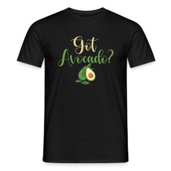 Avocado Gifts - Men's T-Shirt - black - Front - AI Model Male 178 light (178cm)