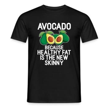 Avocado Gifts - Men's T-Shirt - black - Front - AI Model Male 178 light (178cm)