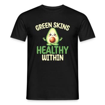 Avocado Gifts - Men's T-Shirt - black - Front - AI Model Male 178 light (178cm)