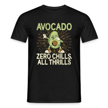 Avocado Gifts - Men's T-Shirt - black - Front - AI Model Male 178 light (178cm)