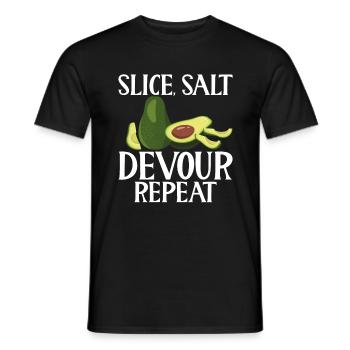 Avocado Gifts - Men's T-Shirt - black - Front - AI Model Male 178 light (178cm)