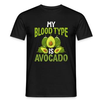 Avocado Gifts - Männer T-Shirt - Schwarz - Vorne - AI Model Male 178 light (178cm)