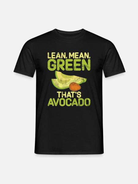 Avocado Gifts - Männer T-Shirt - Schwarz