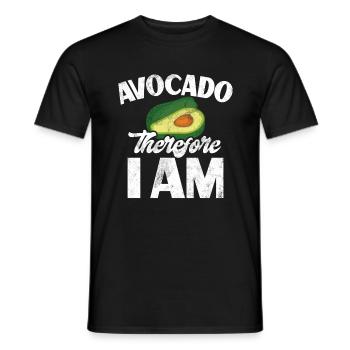 Avocado Gifts - Men's T-Shirt - black - Front - AI Model Male 178 light (178cm)