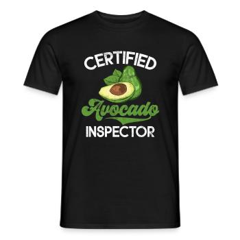 Avocado Gifts - Men's T-Shirt - black - Front - AI Model Male 178 light (178cm)