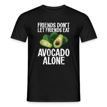 Avocado Gifts - Men's T-Shirt - black - Front - AI Model Male 178 light (178cm)