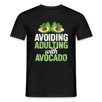 Avocado Gifts - Men's T-Shirt - black - Front - AI Model Male 178 light (178cm)